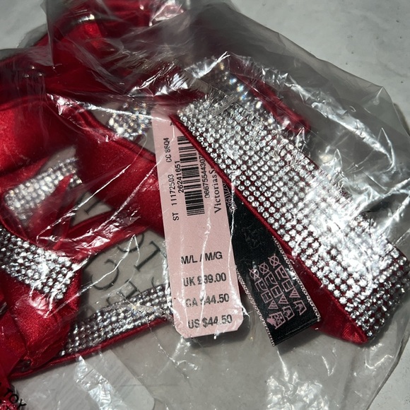 (M/L) Victoria's Secret VERY SEXY Shine Strap Garter Belt - Picture 8 of 8